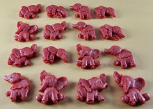 16 x Edible 3D 25mm Elephant Set, icing toppers, cake cupcakes decorations T071