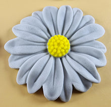4 x Edible 3D 70mm Large Daisy Flowers icing toppers, cake cupcakes T122