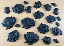 20 x Edible 3D 33mm Mixed Rose Set, icing toppers, cake cupcakes decorations T089