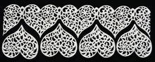 6 x Simply Heaven Edible Pre-Made Ready to Use Edible Cake Lace made from mat 62