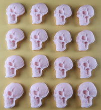 16 x Edible 3D 25mm Skulls, Halloween, icing toppers, cake cupcakes decorations T093