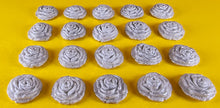 20 x Edible 3D 20mm roses rose flowers icing toppers, cake cupcakes decorations T009
