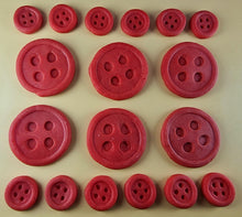 20 x Edible 3D 42mm Button Set, icing toppers, cake cupcakes decorations T079