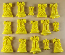 15 x Edible 3D 35mm Christmas Jingle Bells, icing toppers, cake cupcakes decorations T092