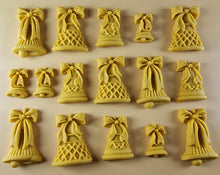 15 x Edible 3D 35mm Christmas Jingle Bells, icing toppers, cake cupcakes decorations T092