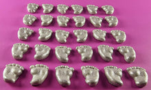 30 x Edible 3D 15mm Baby Feet icing toppers, cake cupcakes decorations T042