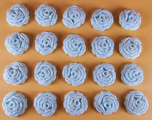 20 x Edible 3D 25mm roses rose flowers icing toppers, cake cupcakes decorations T008