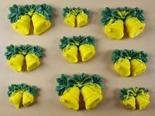 9 x Edible 3D 40mm Jingle Bells icing toppers, cake cupcakes decorations T103
