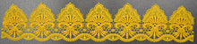 3 x Simply Heaven Edible Pre-Made Ready to Use Edible Cake Lace made from mat 63