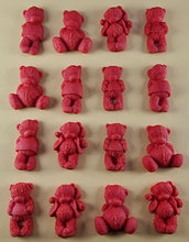 16 x Edible 3D 30mm Teddy Teddybear Set, icing toppers, cake cupcakes decorations T072