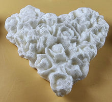 8 x Edible 3D 45mm Heart Clusters, icing toppers, cake cupcakes decorations T094