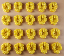 20 x Edible 3D 20mm flower flowers icing toppers, cake cupcakes decorations T027