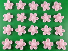 20 x Edible 3D 22mm flower flowers icing toppers, cake cupcakes decorations T026