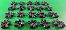 20 x Edible 3D 20mm flower flowers icing toppers, cake cupcakes decorations T034