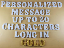 20 x Edible 3D 25mm Personalized Letters, Text, icing toppers, cake cupcakes decorations T084