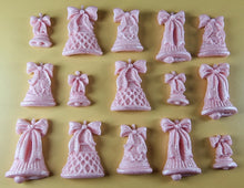 15 x Edible 3D 35mm Christmas Jingle Bells, icing toppers, cake cupcakes decorations T092