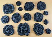 15 x Edible 3D Mixed Roses flowers Set, icing toppers, cake cupcakes decorations T077