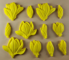 12 x Edible 3D 50mm Tulip Lilly flowers Set, icing toppers, cake cupcakes decorations T076