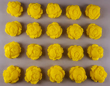 20 x Edible 3D 23mm high detail roses rose flowers icing toppers, cake cupcakes decorations T018