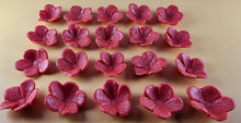 20 x Edible 3D 25mm Cherry Blossoms Flowers, icing toppers, cake cupcakes decorations T069