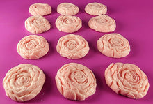 12 x Edible 3D 36mm large roses rose flowers icing toppers, cake cupcakes decorations T013