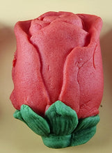 6 x Edible 3D 50mm Rose Buds icing toppers, cake cupcakes decorations T102