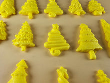 15 x Edible 3D 45mm Christmas Trees, icing toppers, cake cupcakes decorations T088