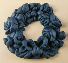 4 x Edible 3D 60mm Rose Wreaths, icing toppers, cake cupcakes decorations T086