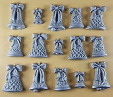 15 x Edible 3D 35mm Christmas Jingle Bells, icing toppers, cake cupcakes decorations T092
