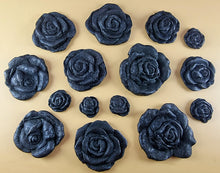 15 x Edible 3D Mixed Roses flowers Set, icing toppers, cake cupcakes decorations T077