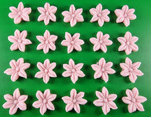 20 x Edible 3D 20mm flower flowers icing toppers, cake cupcakes decorations T034