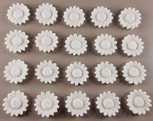 20 x Edible 3D 22mm flower flowers icing toppers, cake cupcakes decorations T030