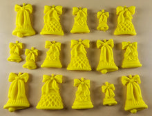 15 x Edible 3D 35mm Christmas Jingle Bells, icing toppers, cake cupcakes decorations T092