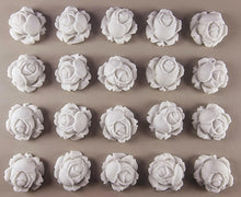 20 x Edible 3D 23mm high detail roses rose flowers icing toppers, cake cupcakes decorations T018