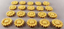20 x Edible 3D 22mm flower flowers icing toppers, cake cupcakes decorations T030
