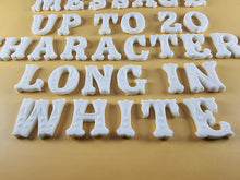 20 x Edible 3D 25mm Personalized Letters, Text, icing toppers, cake cupcakes decorations T084