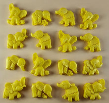 16 x Edible 3D 25mm Elephant Set, icing toppers, cake cupcakes decorations T071