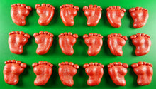 18 x Edible 3D 30mm Baby Feet icing toppers, cake cupcakes decorations T041