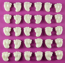 30 x Edible 3D 15mm Baby Feet icing toppers, cake cupcakes decorations T042