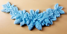 4 x Edible 3D 110mm Garlands, Christmas icing toppers, cake cupcakes decorations T097