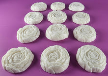 12 x Edible 3D 36mm large roses rose flowers icing toppers, cake cupcakes decorations T013