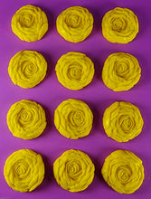 12 x Edible 3D 36mm large roses rose flowers icing toppers, cake cupcakes decorations T013