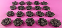 20 x Edible 3D 22mm flower flowers icing toppers, cake cupcakes decorations T025