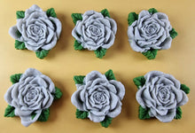 5 x Edible 3D 35mm High Detail Roses icing toppers, cake cupcakes decorations T108
