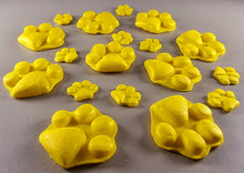 18 x Edible 3D 40mm Dog Paws, icing toppers, cake cupcakes decorations T036
