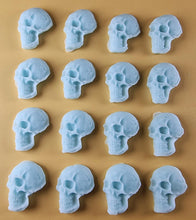 16 x Edible 3D 25mm Skulls, Halloween, icing toppers, cake cupcakes decorations T093