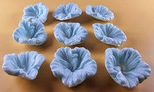 9 x Edible 3D 38mm Hibiscus flower flowers, icing toppers, cake cupcakes decorations T035