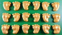 18 x Edible 3D 30mm Baby Feet icing toppers, cake cupcakes decorations T041