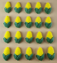 20 x Edible 3D 18mm Mixed Vegetables icing toppers, cake cupcakes decorations T100