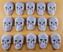 15 x Edible 3D 42mm Skulls, Skull icing toppers, cake cupcakes decorations T040